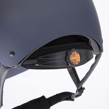 Buy Karben Navy & Rose Gold Valentia Adjustable Riding Hat | Online for Equine