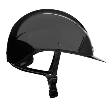Buy Karben Black Gunmetal Alina Ellipse Wide Peak Gloss Adjustable Riding Hat | Online for Equine