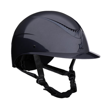 Buy Karben Navy Lorah Ellipse Wide Peak Snakeskin Adjustable Riding Hat | Online for Equine
