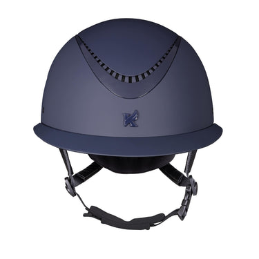 Buy Karben Navy Elisa Ellipse Wide Peak Matt Adjustable Riding Hat | Online for Equine