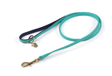 Digby & Fox Aqua Padded Leather Dog Lead