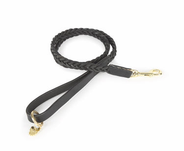Digby & Fox Black Plaited Dog Lead