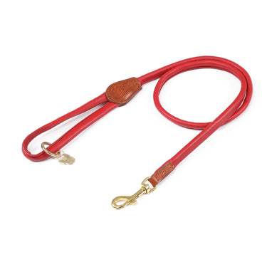 Digby & Fox Scarlett Rolled Leather Dog Lead