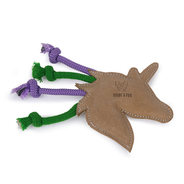 Buy Digby & Fox Leather Unicorn Toy | Online for Equine