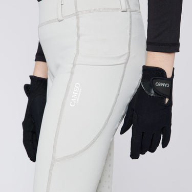 Cameo Equine Pale Grey Junior Performance Tights