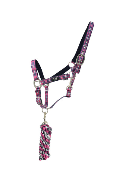 Hy Equestrian Tartan Head Collar with Lead Rope| Online For Equine