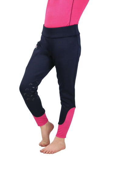 Sara Riding Tights By Little Rider Navy/Pink