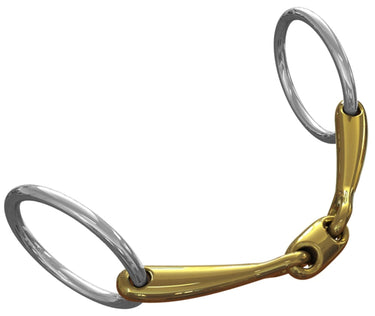 Neue Schule Performance Pony Tranz Angled Lozenge Loose Ring Snaffle - 8093