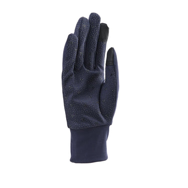 Shires Navy Aubrion Patterson Thermo Riding Gloves