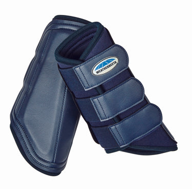 Buy WeatherBeeta Prime Navy Single Lock Brushing Boots | Online for Equine