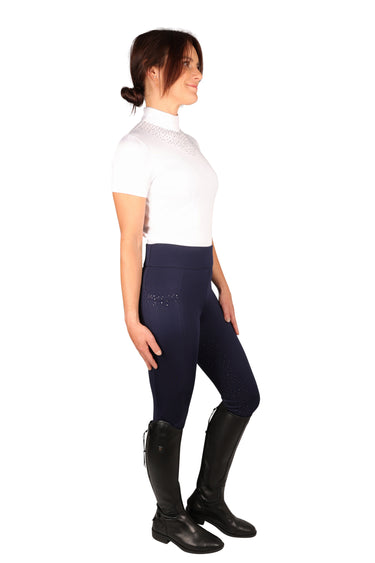 Hy Equestrian Roka Regal Riding Tights Navy