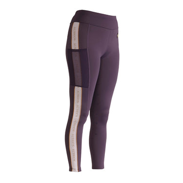 Buy the Shires Aubrion Team Shield Grey Riding Tights| Online for Equine