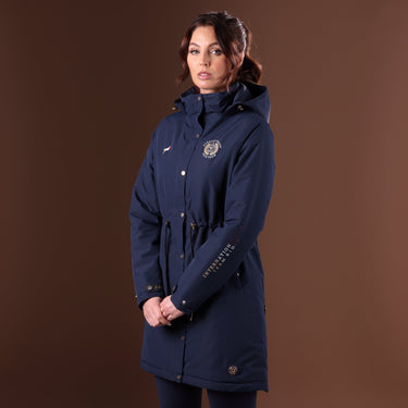 Buy Shires Aubrion Team Navy Waterproof Coat-XX Small (UK 6)| Online for Equine