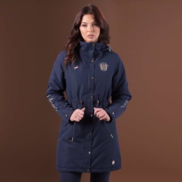 Buy Shires Aubrion Team Navy Waterproof Coat-XX Small (UK 6)| Online for Equine