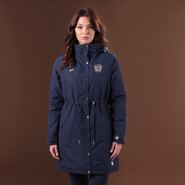 Buy Shires Aubrion Team Navy Waterproof Coat-XX Small (UK 6)| Online for Equine