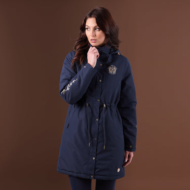 Buy Shires Aubrion Team Navy Waterproof Coat-XX Small (UK 6)| Online for Equine