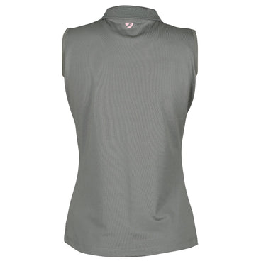 Buy Shires Aubrion Poise Young Rider Olive Sleeveless Tech Polo | Online for Equine