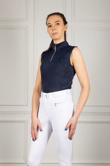 Coldstream Cranshaws Sleeveless Base Layer Navy