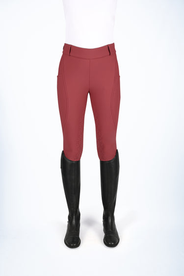 Coldstream Balmore Thermal Riding Tights Burgundy