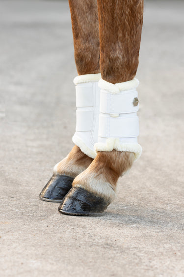 Coldstream Bowden Brushing Boots White