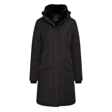 Buy Euro-Star Lauren Waterproof Ladies Long Black Jacket - UK 10-12| Online for Equine