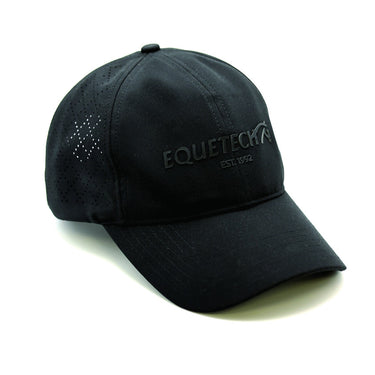 Equetech Black Unisex Ladies Premium Baseball Cap