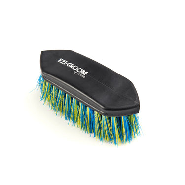 Shires Blue / Yellow EZI-GROOM Shape Up Dandy Brush Small