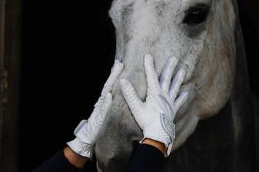 Equithème Je T'Aime Strass Gloves