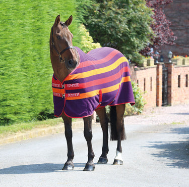 Buy Shires Tempest Original Purple Stripe Newmarket Fleece Rug | Online for Equine