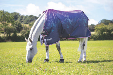 Buy Shires Tempest Original Purple Lightening 100g Standard Neck Turnout Rug-4'0" (48")| Online for Equine