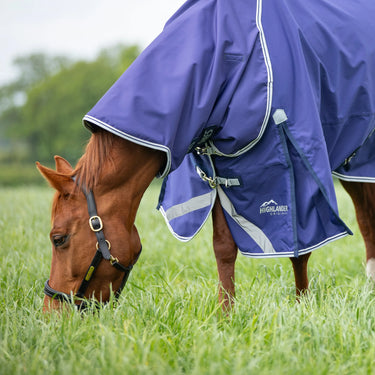 Shires Navy Highlander Original Lite Turnout Rug Neck Cover