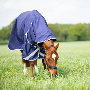 Shires Navy Highlander Original Lite Turnout Combo Rug