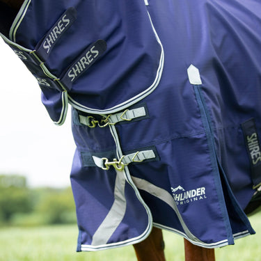 Shires Navy Highlander Original Lite Turnout Combo Rug
