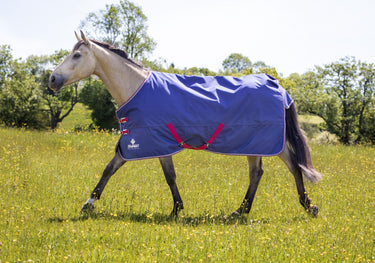 Buy the Shires Tempest Original Air Motion Navy Lightweight Turnout | Online for Equine