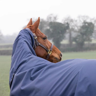 Shires Navy Typhoon Lite Combo Turnout Rug