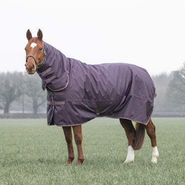 Shires Typhoon 100g Black Cherry Combo Turnout Rug