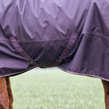Shires Typhoon 100g Black Cherry Combo Turnout Rug