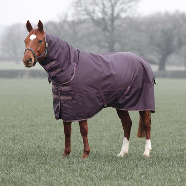 Shires Typhoon 100g Black Cherry Combo Turnout Rug