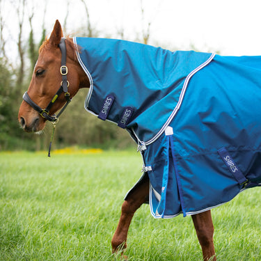 Buy Shires Highlander Original Blue 200g Turnout Rug & Neck Set| Online for Equine