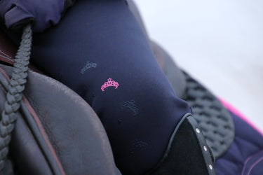 Sara Riding Tights By Little Rider Navy/Pink