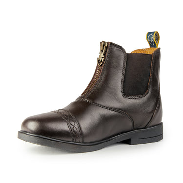 Buy the Shires Moretta Brown Childerns Materia Paddock Boots | Online for Equine