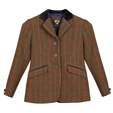Shires Rust Check Aubrion Childs Saratoga Jacket