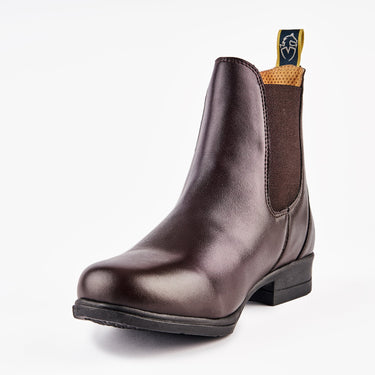 Buy the Shires Moretta Brown Alma Synthetic Childrens Jodhpur Boots | Online for Equine
