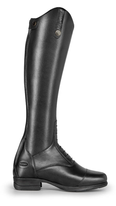 Shires Moretta Black Gianna Lace Front Long Leather Riding Boots