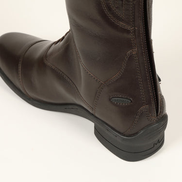 Buy the Shires Moretta Brown Short Gianna Lace Front Long Leather Riding Boots | Online for Equine