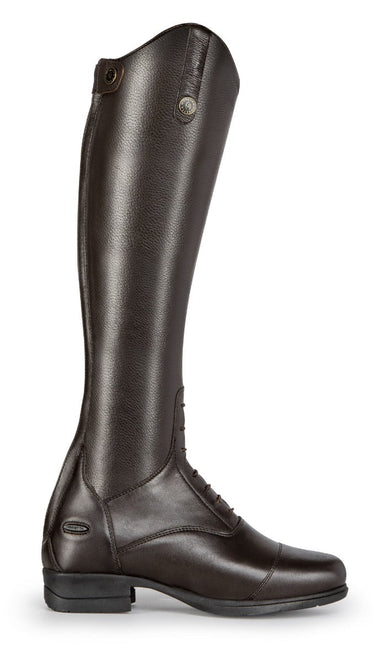 Buy the Shires Moretta Brown Tall Leg Length Gianna Lace Front Long Leather Riding Boots | Online for Equine