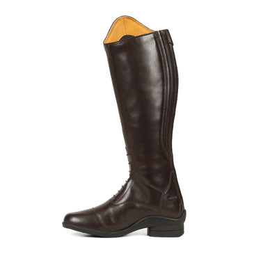 Shires Moretta Brown Gianna Lace Front Long Leather Riding Boots