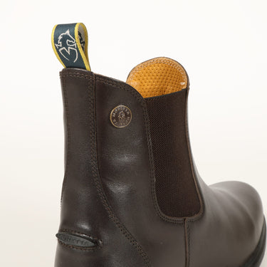Buy the Shires Moretta Brown Lucilla Childrens Leather Jodhpur Boots | Online For Equine 