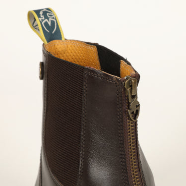 Buy the Shires Moretta Brown Rosetta Children's Paddock Boots | Online for Equine