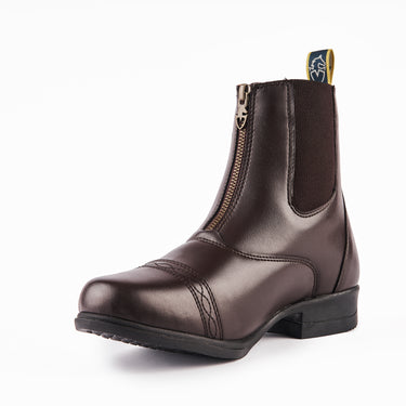 Buy the Shires Moretta Brown Clio Synthetic Paddock Boot | Online for Equine
